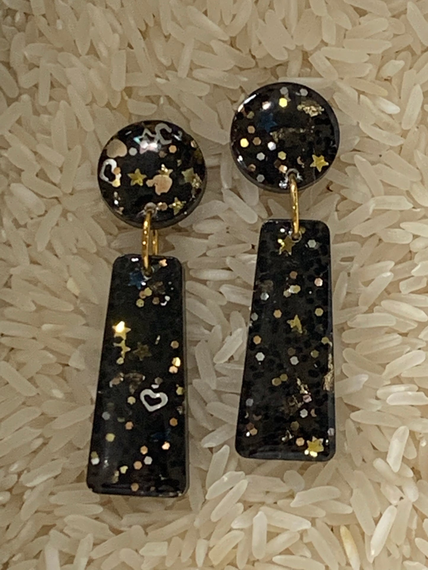 Starlight dangle studs