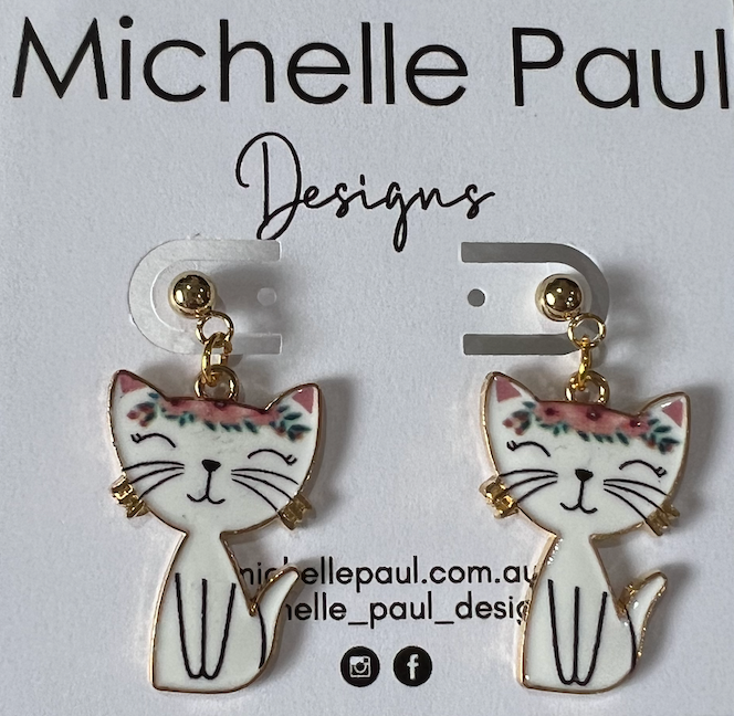 Quirky Kitten earrings b