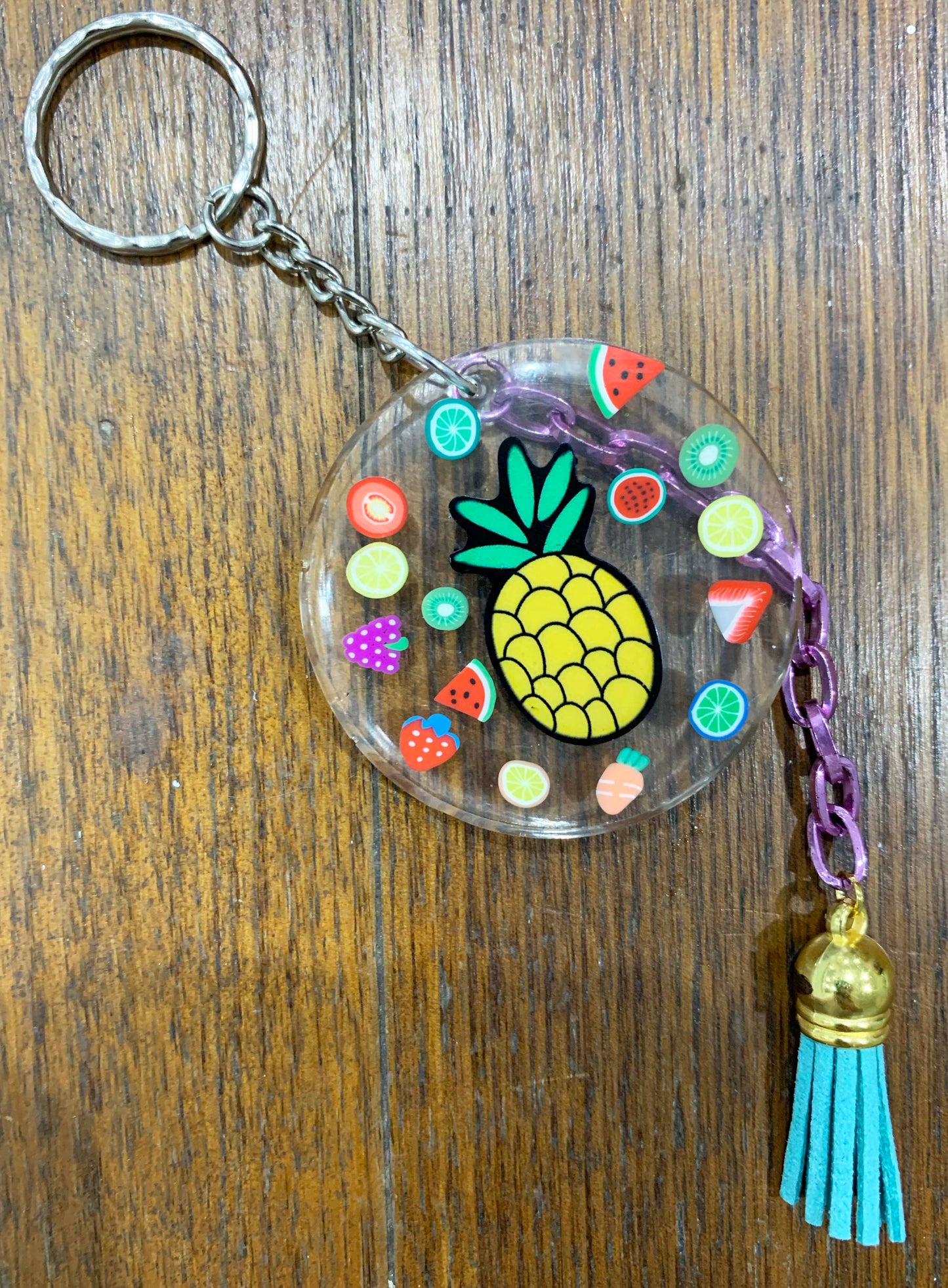 Pineapple keyring