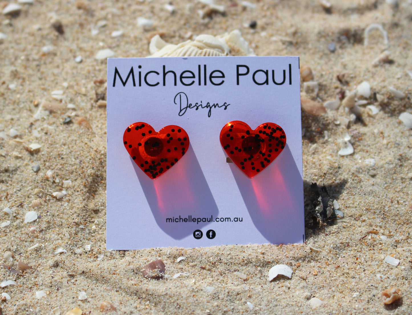 Valentine's Day Speckled Hearts