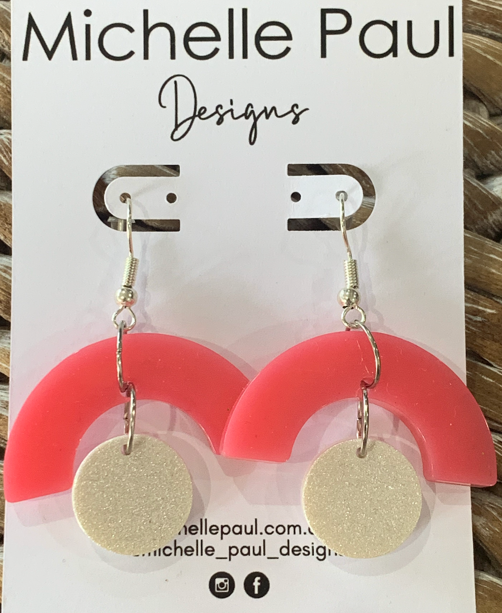 Shimmer moons on hooks