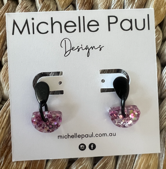 Mini drop earrings studs