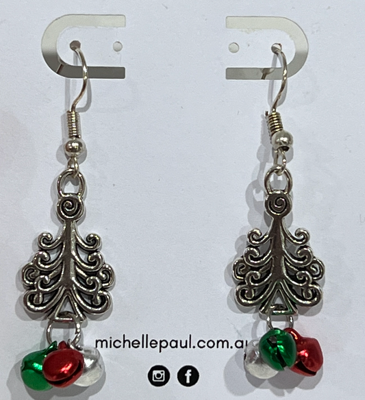 Christmas trees with bells