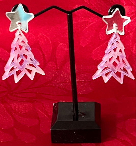 Christmas Trees with Star Toppers